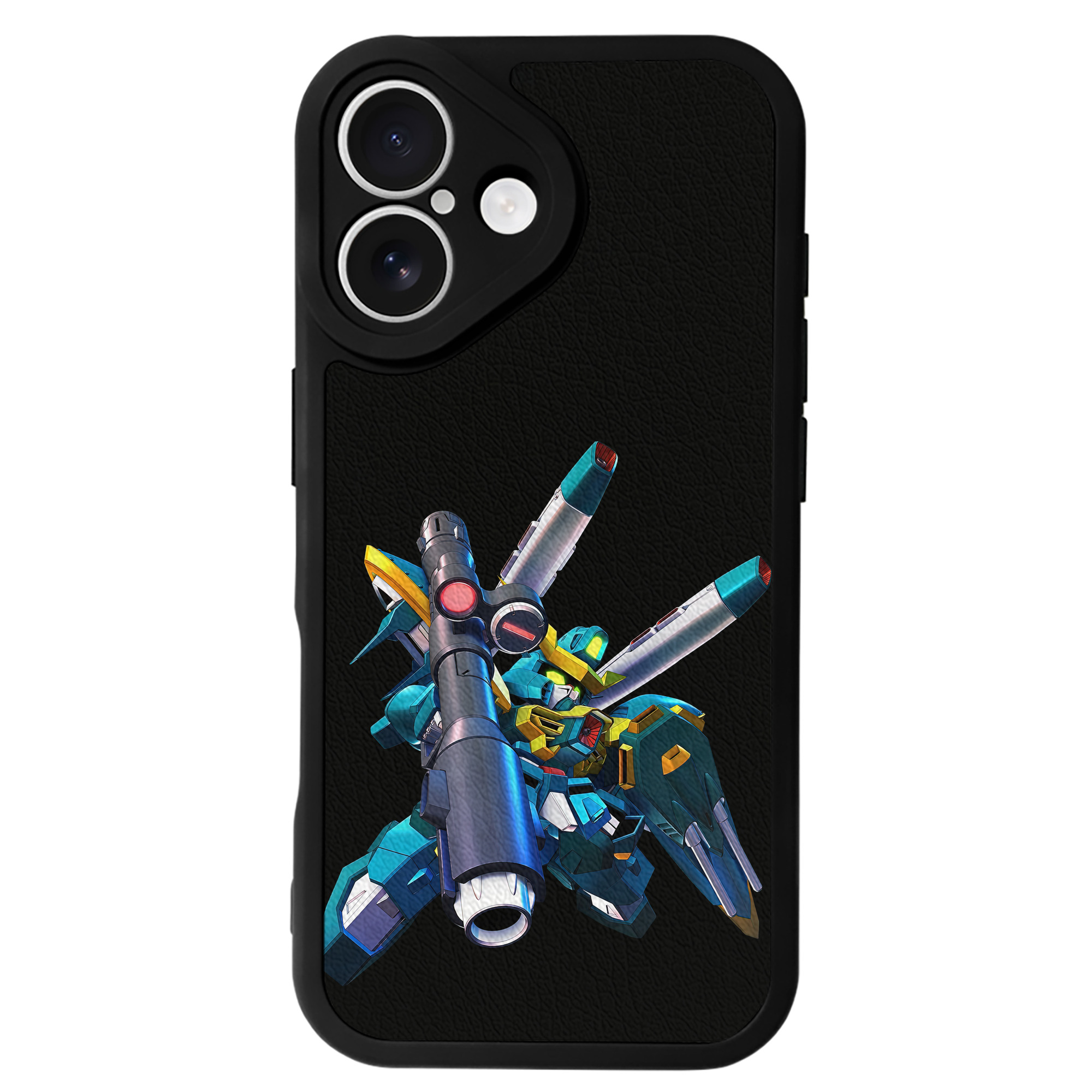 （画像用） 機動戦士ガンダム Mobile Suit Gundam 【iPhone 16シリーズ対応】シリコンスマホケース（レザー調） 材質：シリコン